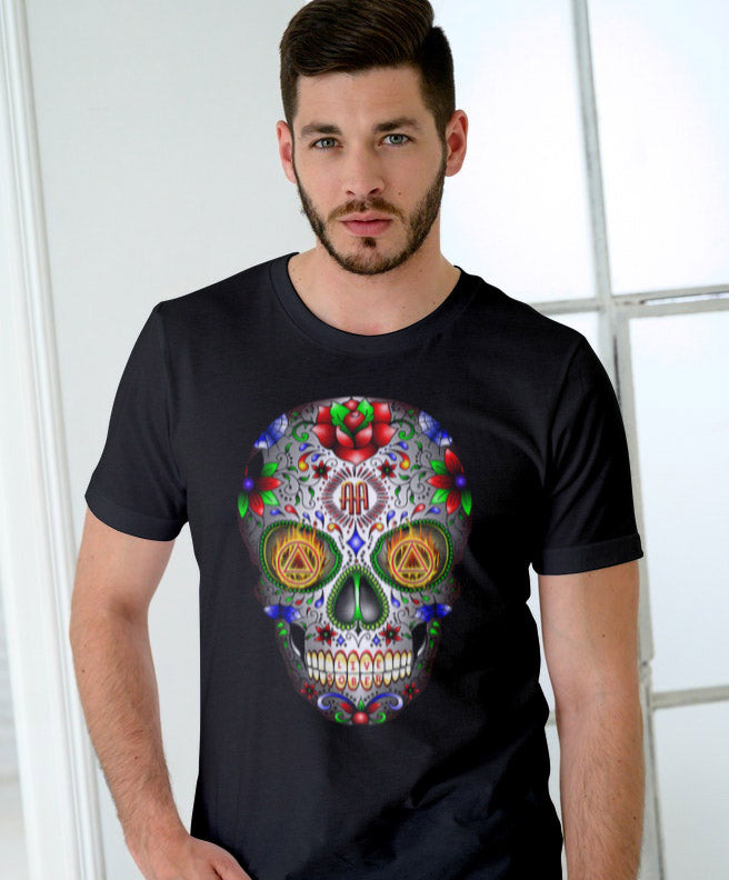 AA Sugar Skull AA dtg Tee