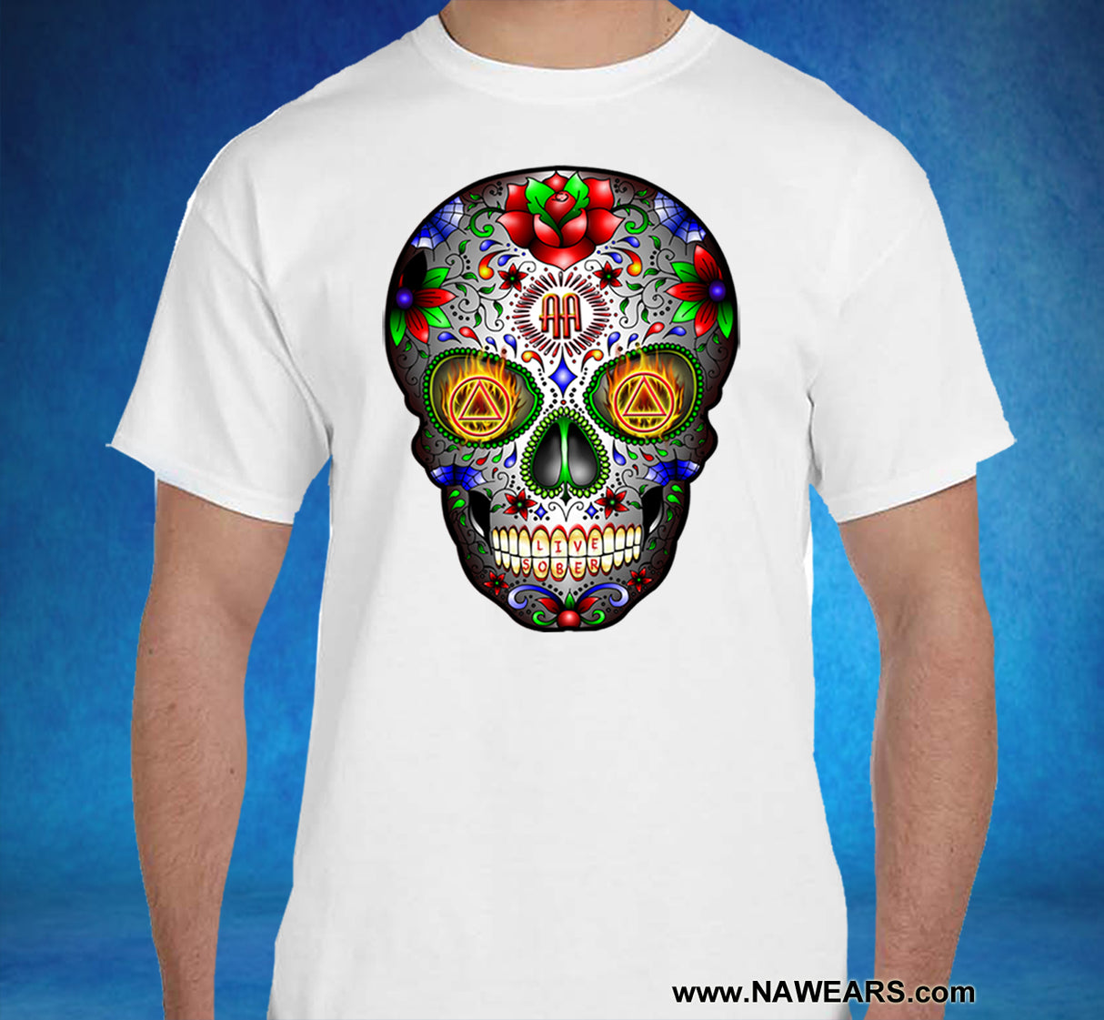 AA Sugar Skull AA dtg Tee