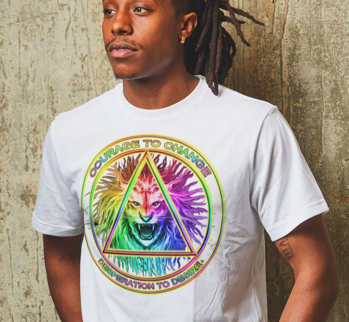 AA Courage To Change AA dtg Tee