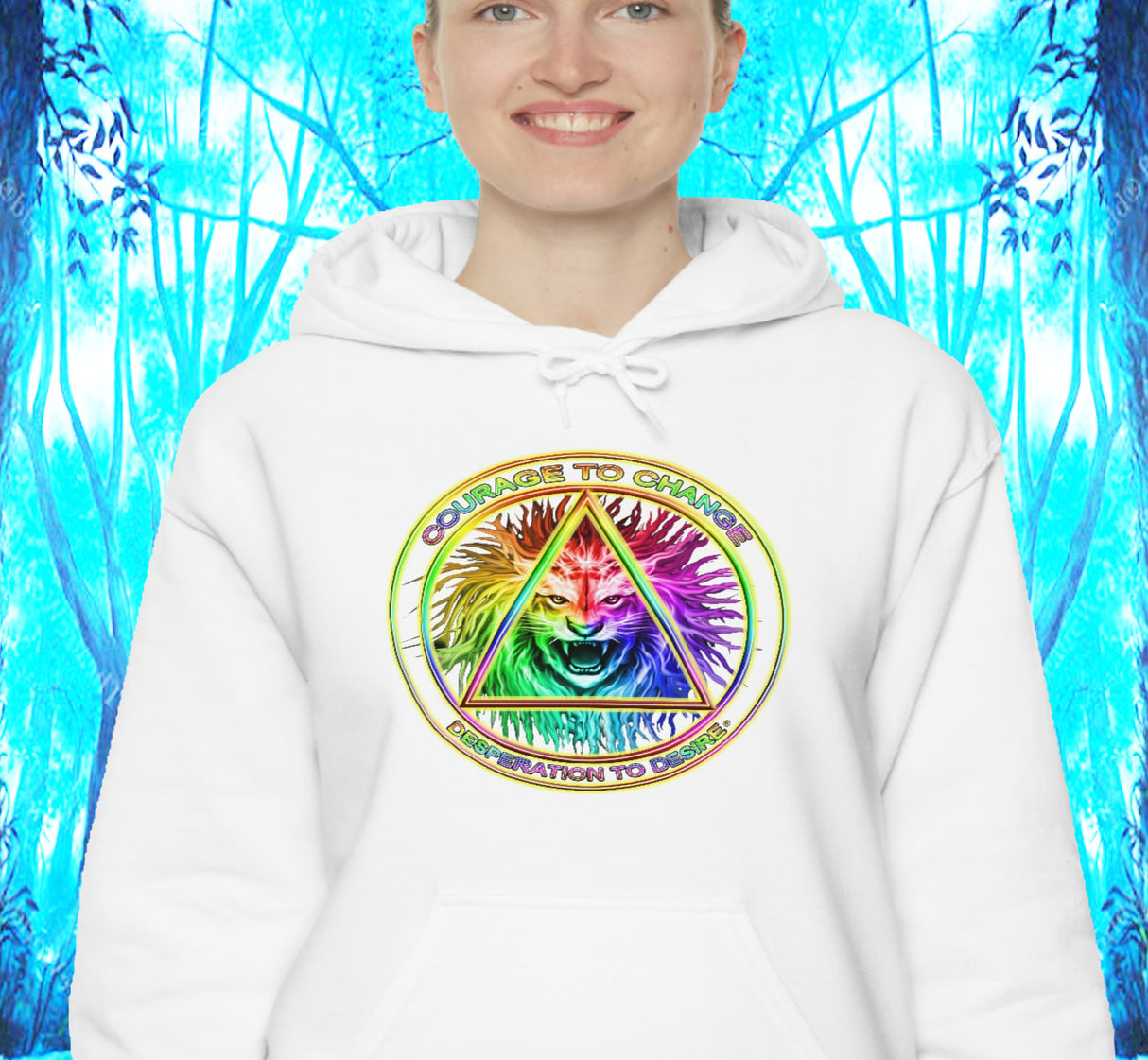 AA COURAGE TO CHANGE Hooded Sweatshirt