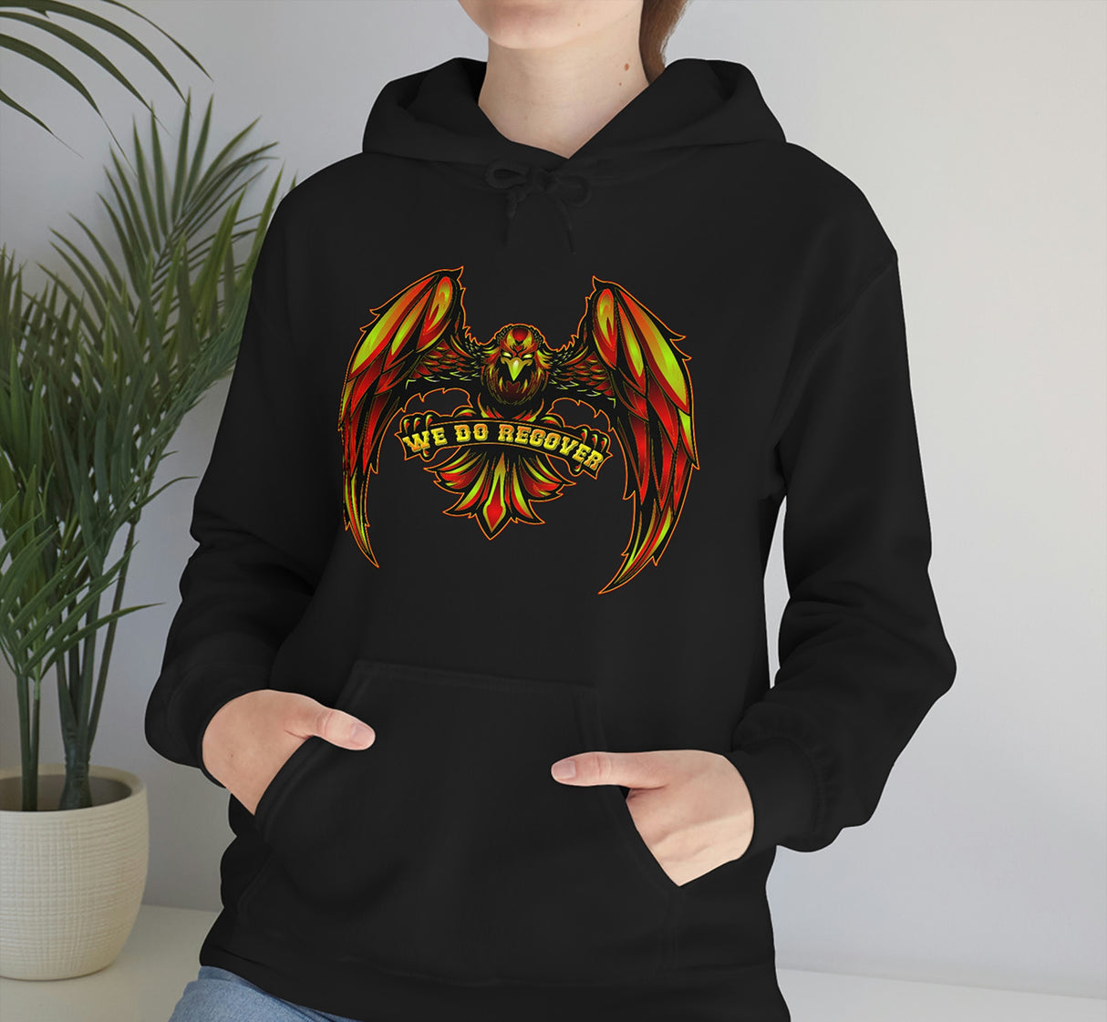 We Do Recover Eagle dtg Hoodie