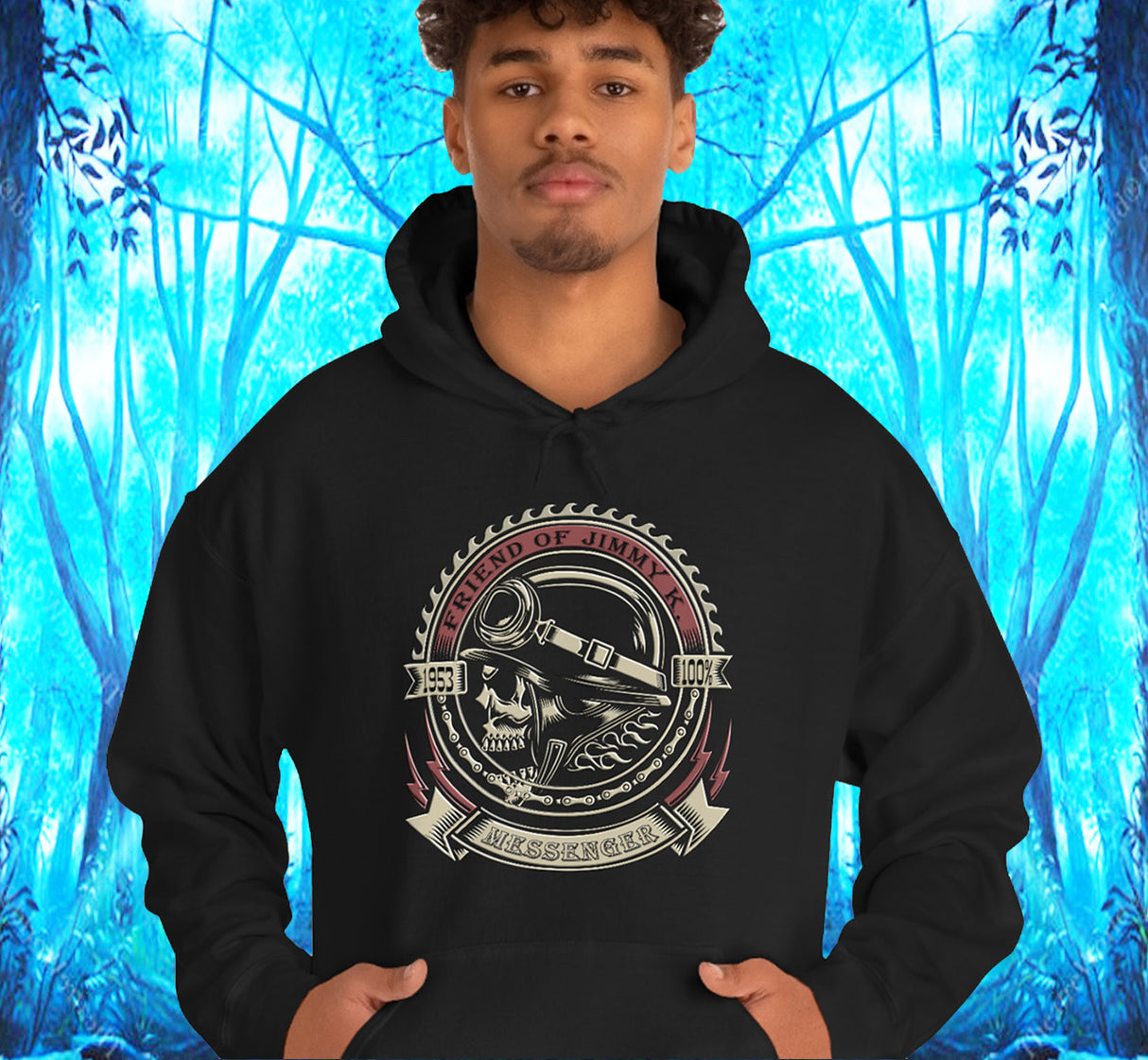 Jimmy K 1953 Messenger dtg Hoodie