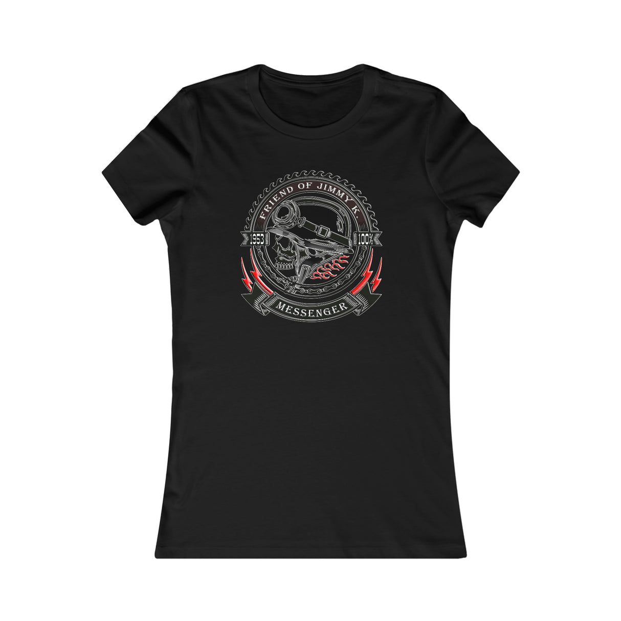 Jimmy K 1953 Messenger Style Women's DTG Tee
