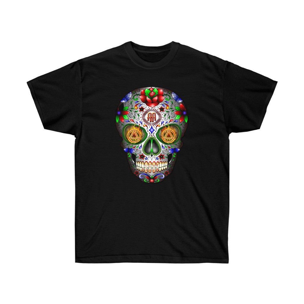 AA Sugar Skull AA dtg Tee