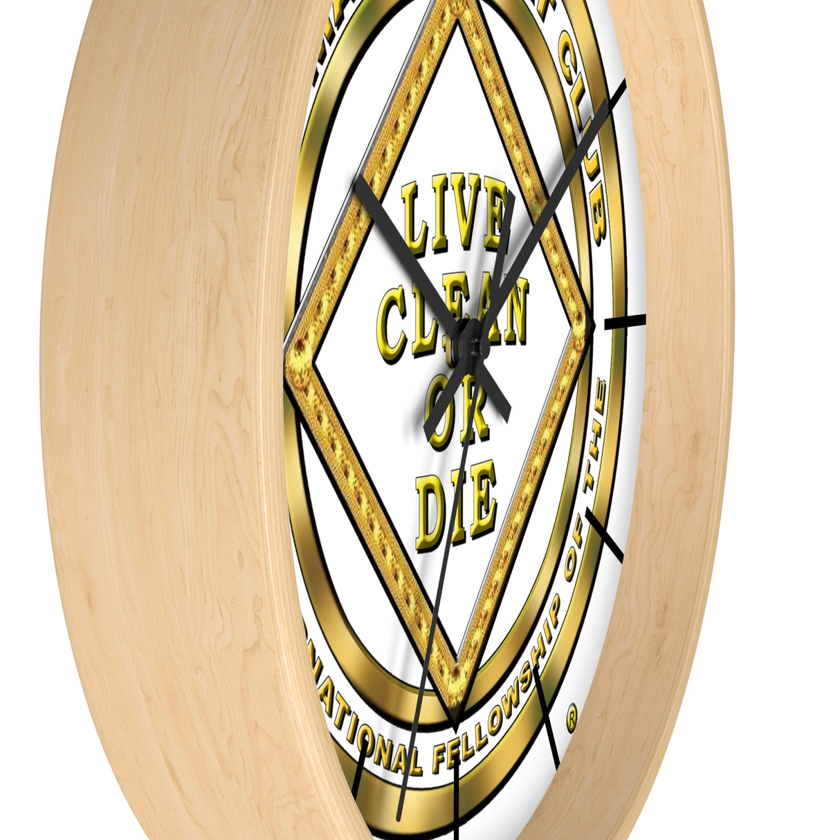 No Matter What Gold Wall clock