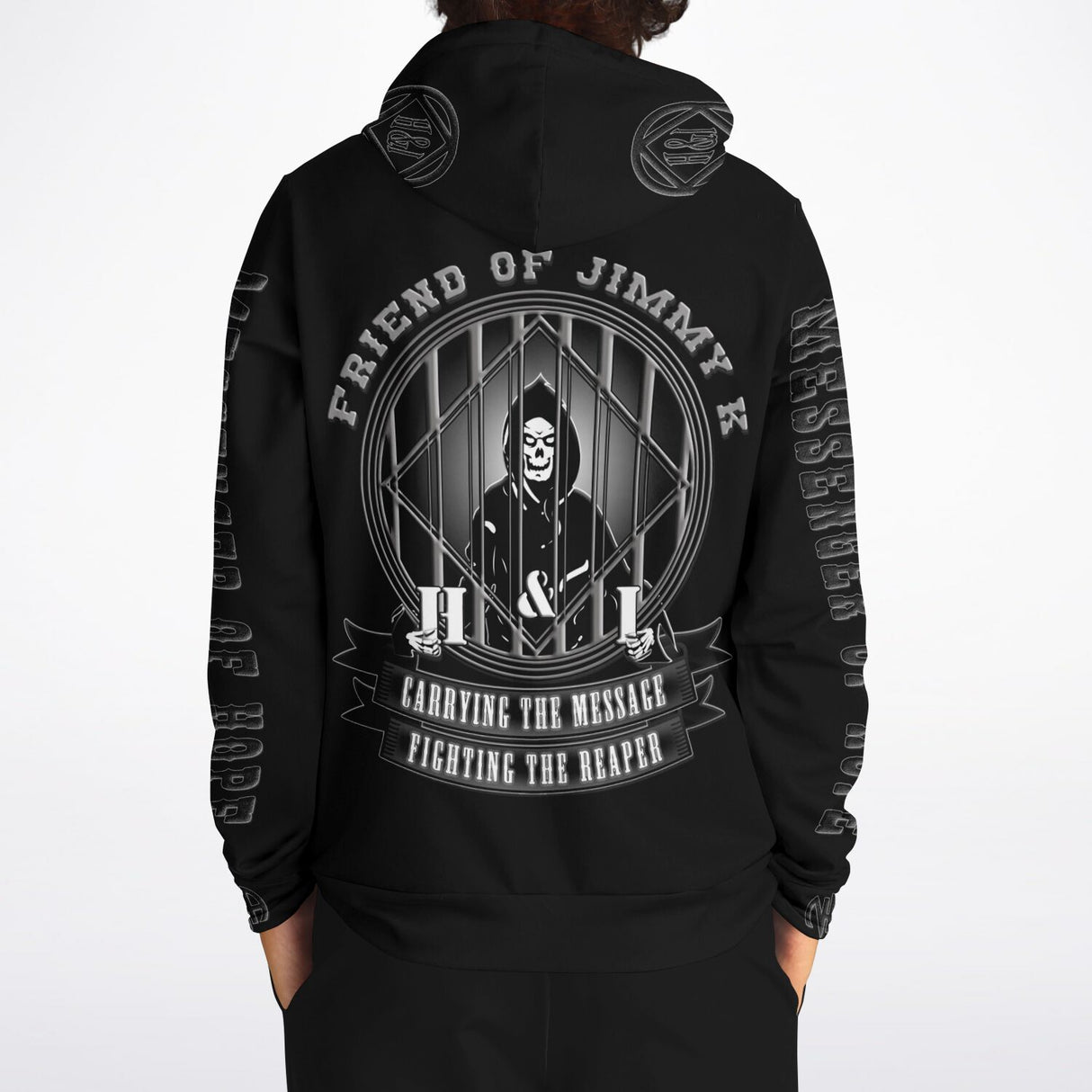 Fighting The Reaper AOP Hoodie