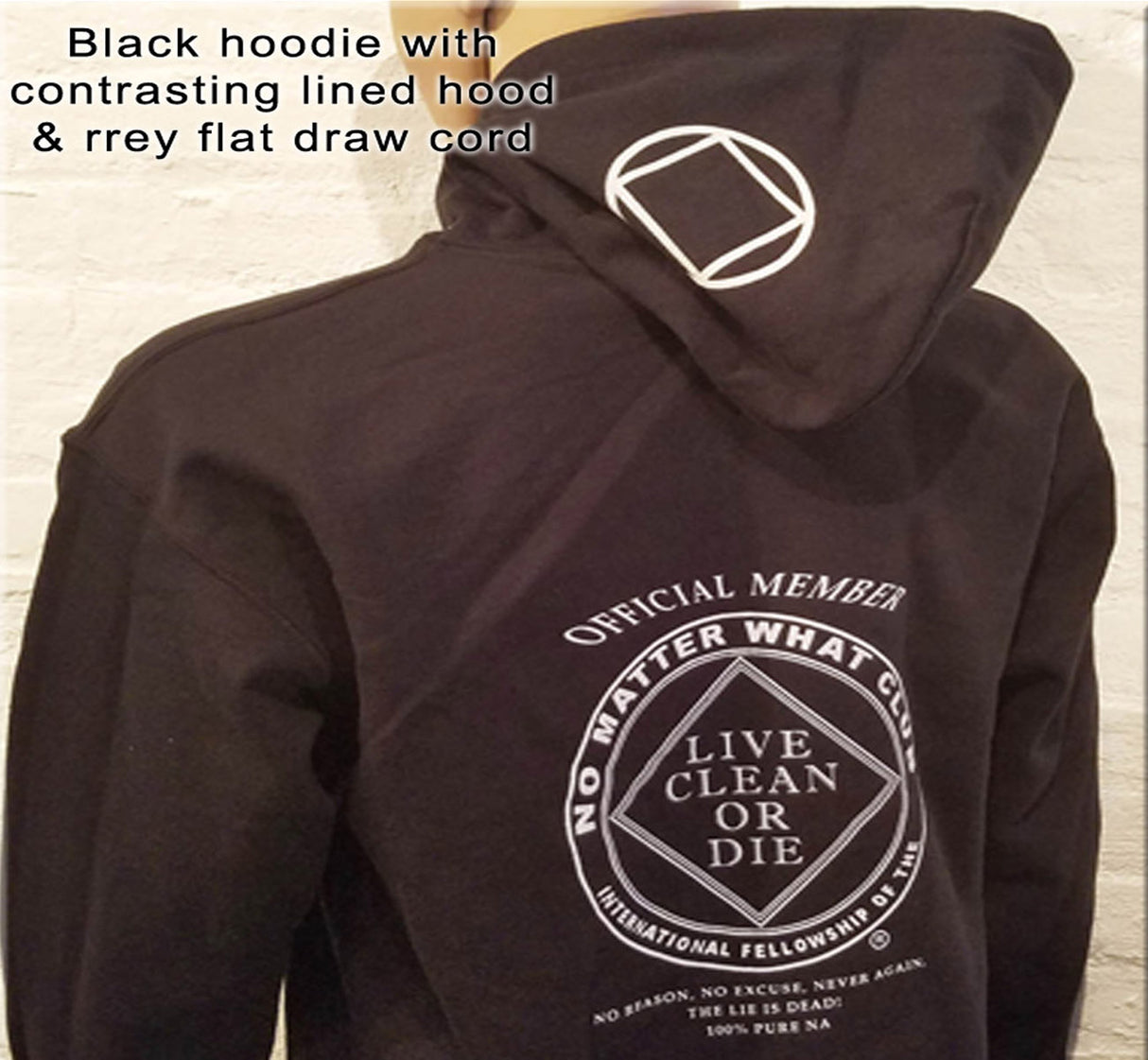 Hoodie - NO MATTER WHAT Black