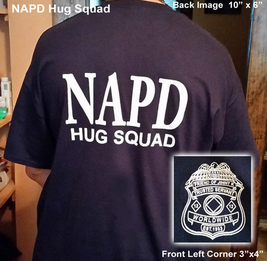 NAPD Hug Squad T-shirt CLEARANCE