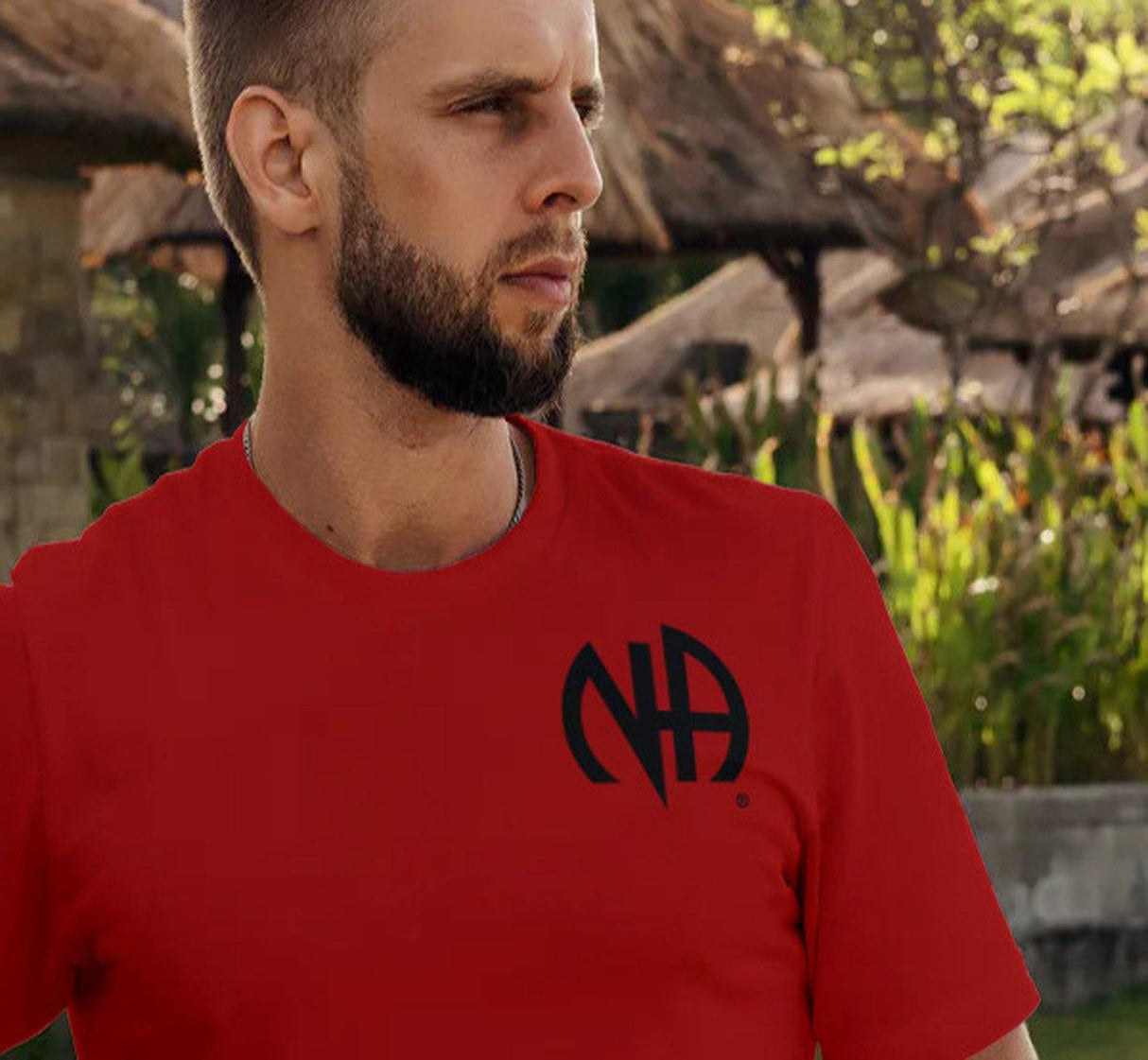 NA Symbol in Black Tee - nawears