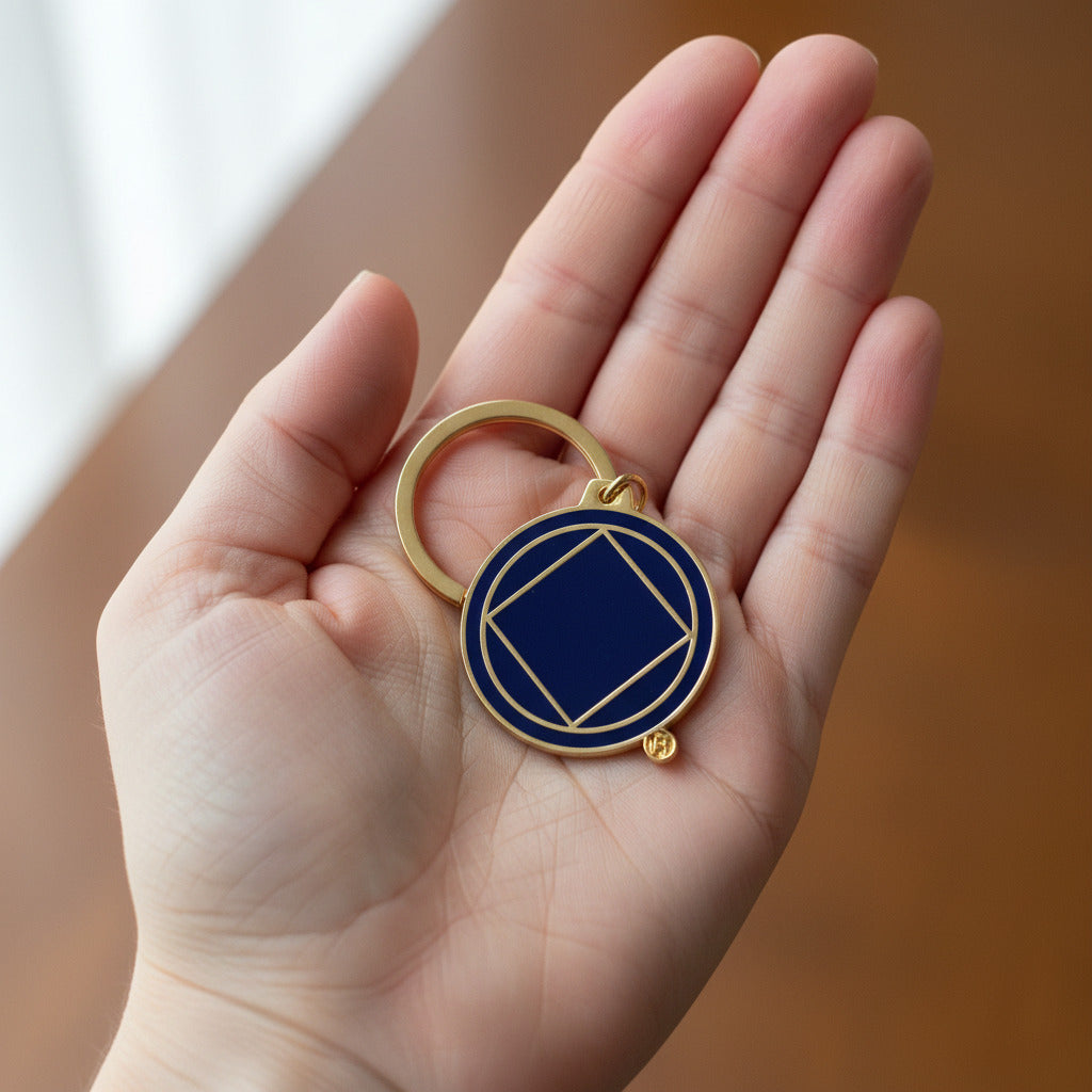 Metal NA SERVICE SYMBOL Key Chain