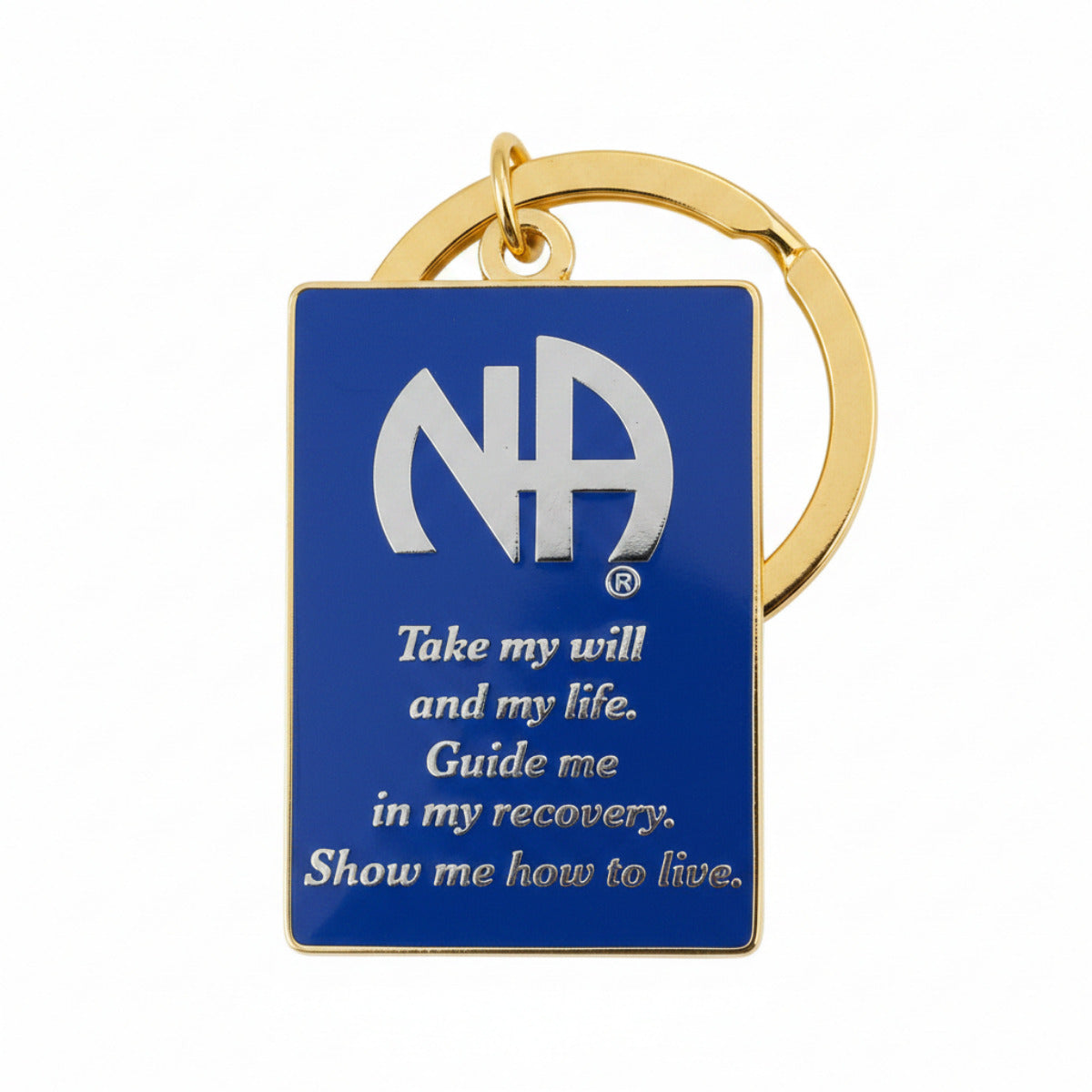 NA 3rd Step Prayer Key Chain