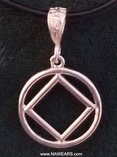 ssj001- Dime Size Service Symbol Pendant