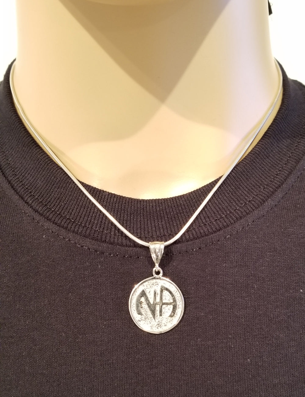 ssj003- Nickel Size NA Symbol Pendant