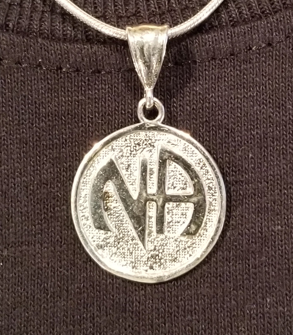 ssj003- Nickel Size NA Symbol Pendant