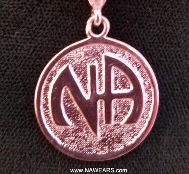 ssj003- Nickel Size NA Symbol Pendant