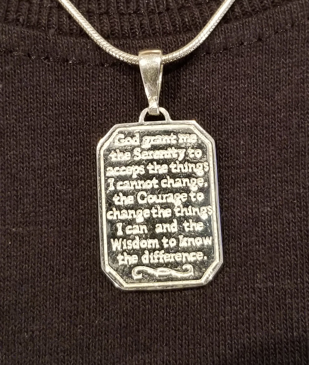 ssj004- Serenity Prayer Pendant