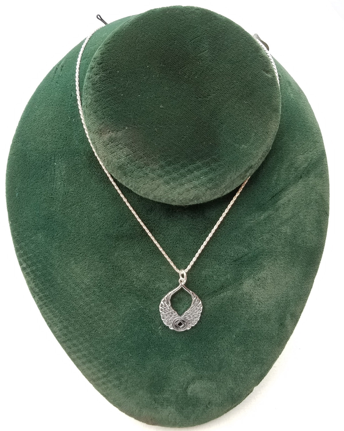 ssj007- Wings With NA Symbol Pendant