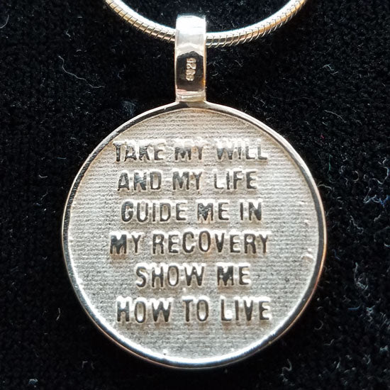 ssj012- NA Medallion & 3rd Step Pendant