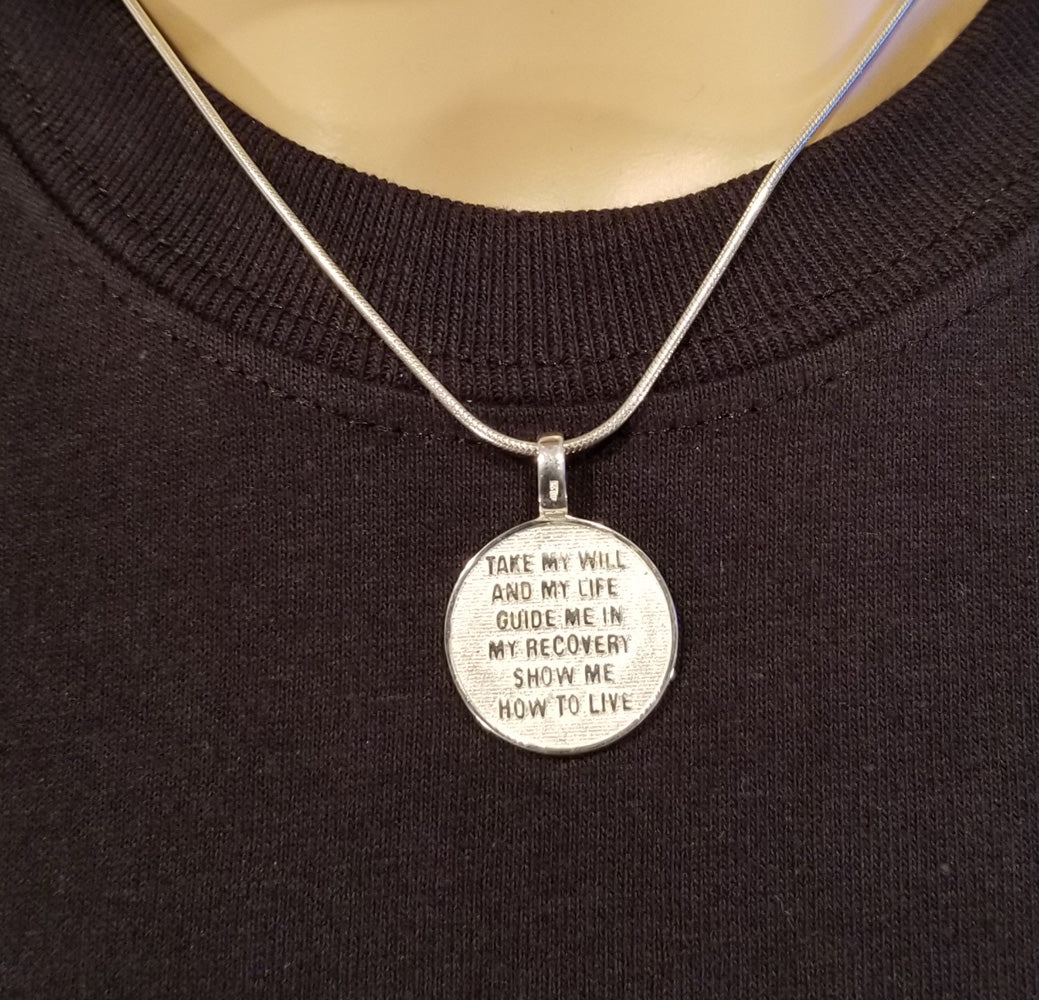 ssj012- NA Medallion & 3rd Step Pendant