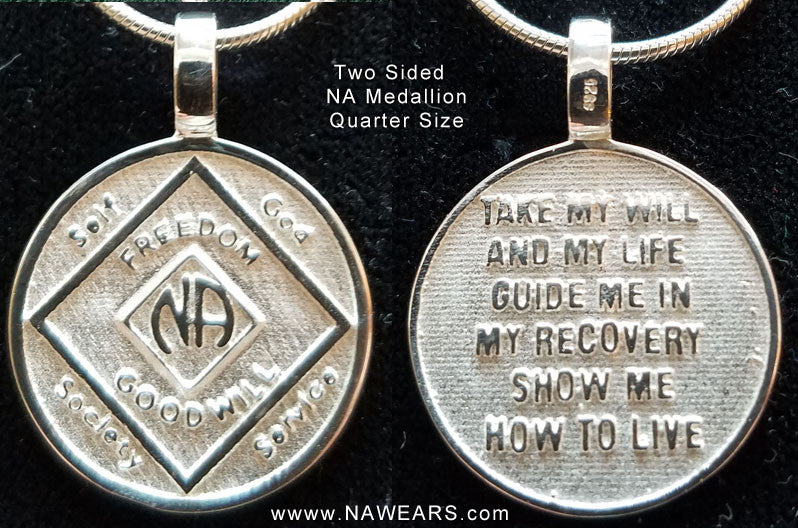 ssj012- NA Medallion & 3rd Step Pendant