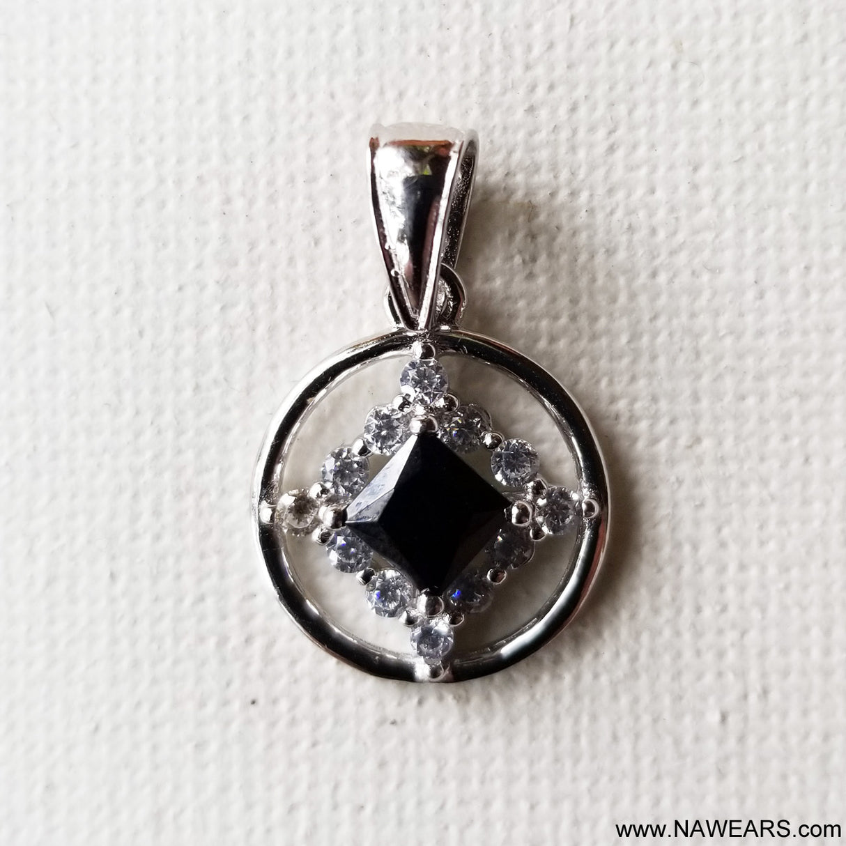 ssj019- CZ & Gem Symbol Pendant