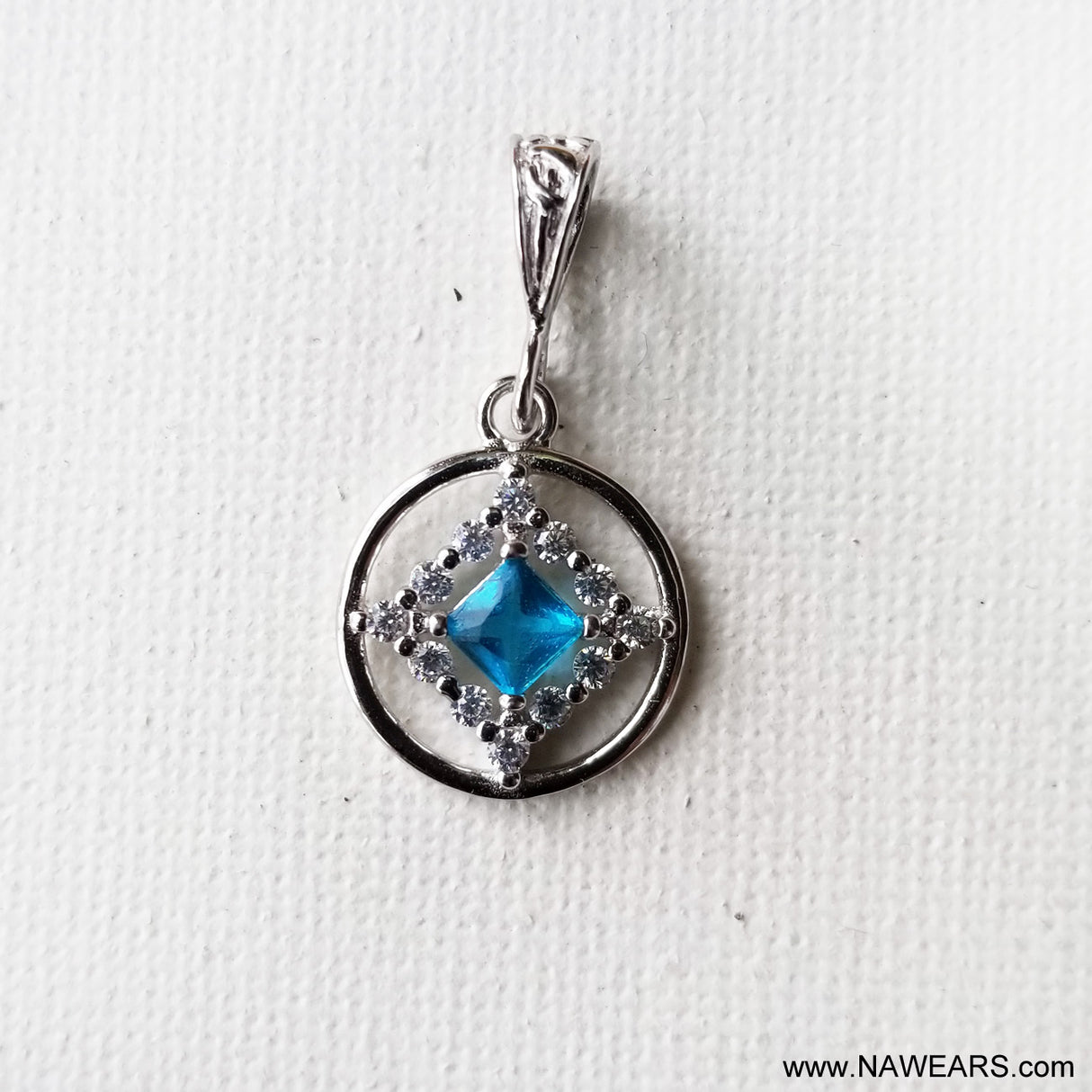 ssj019- CZ & Gem Symbol Pendant