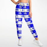 Striped NA Symbol Blue AOP SWEAT PANTS