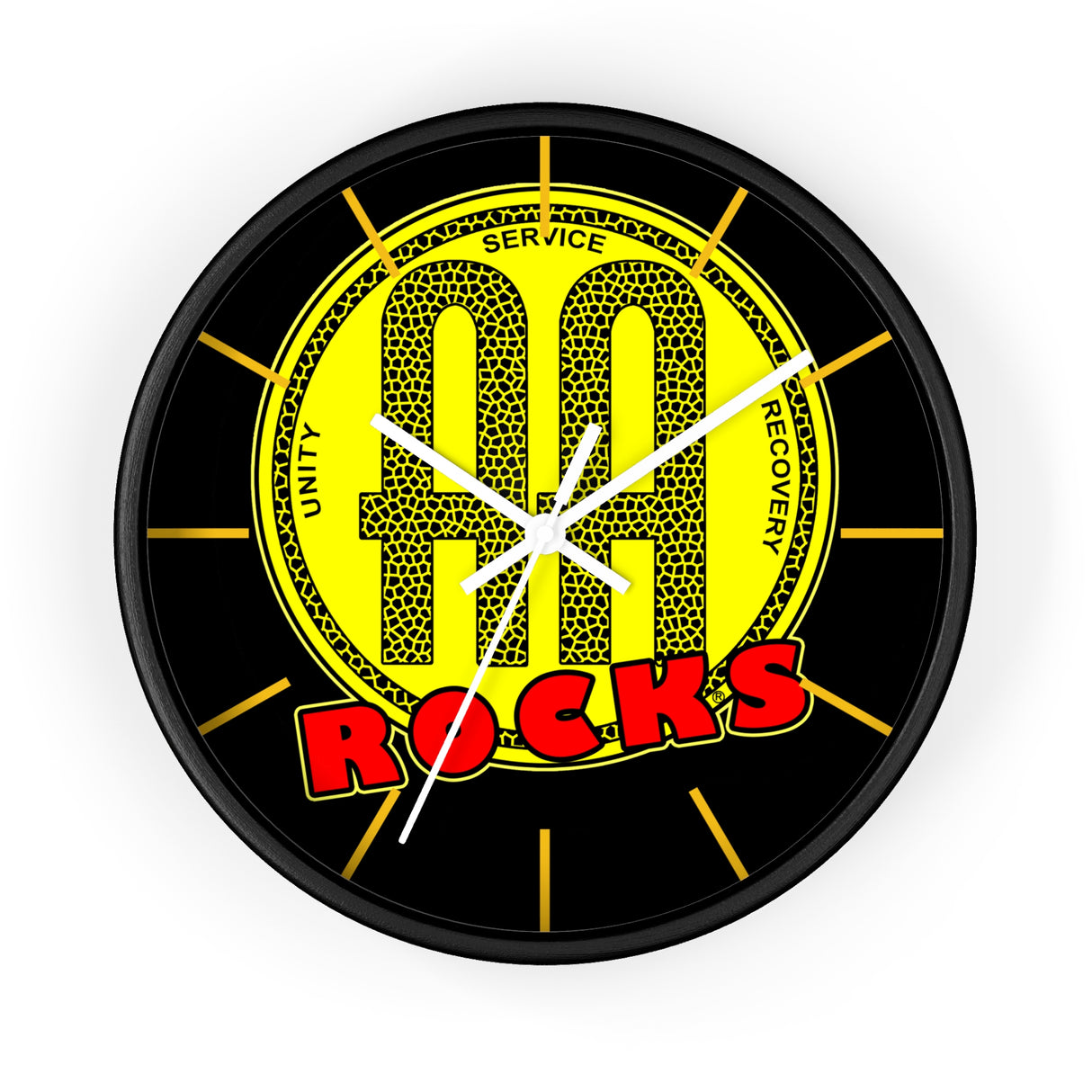 AA Rocks Wall Clock