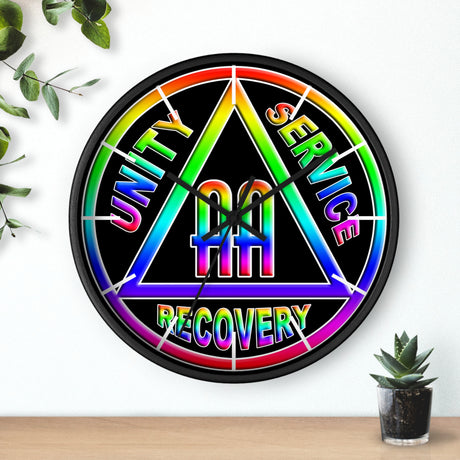 AA Rainbow Symbol Wall Clock