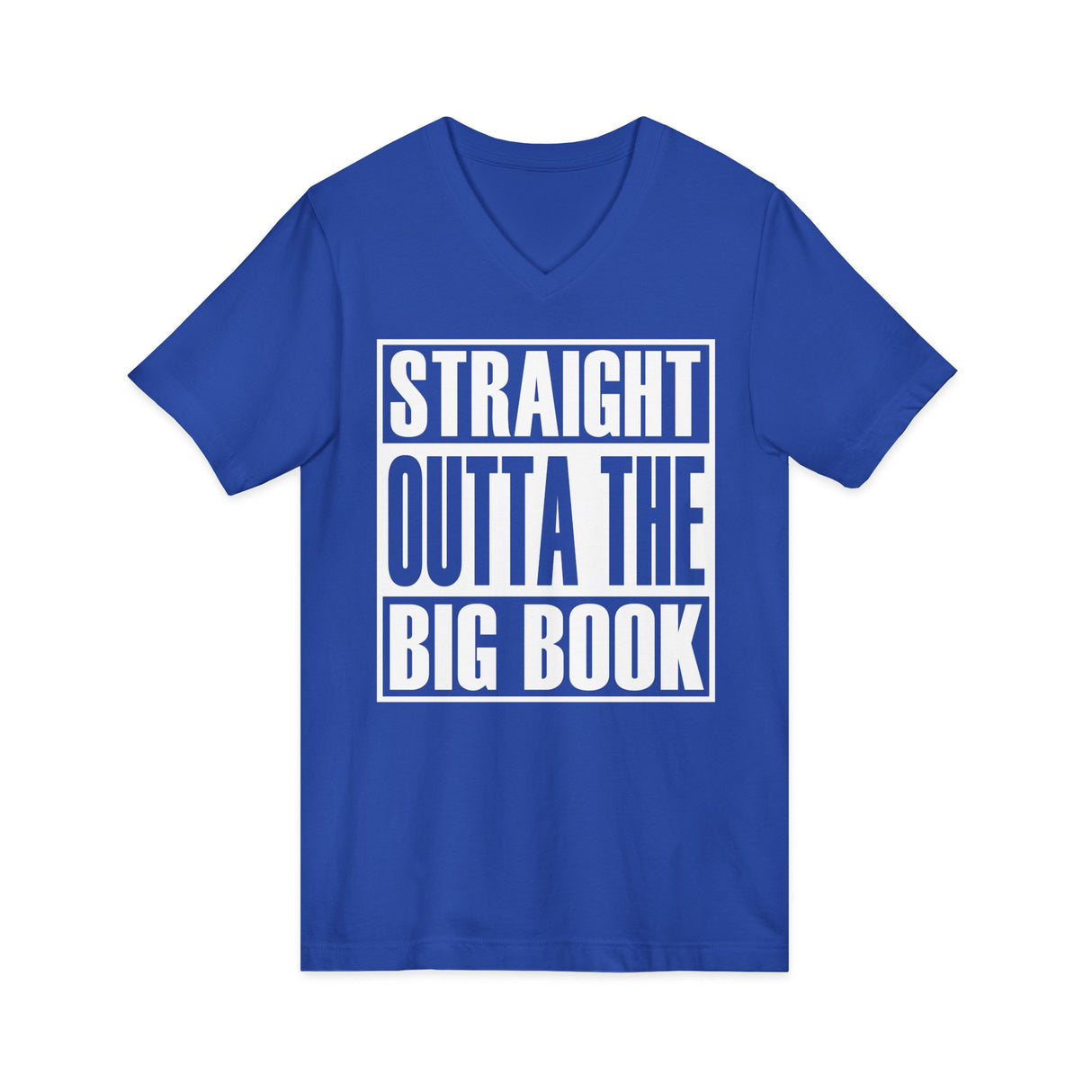 Straight Outta The Big Book AA V-Neck Tee
