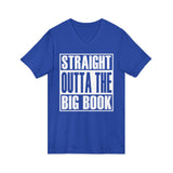 Straight Outta The Big Book AA V-Neck Tee