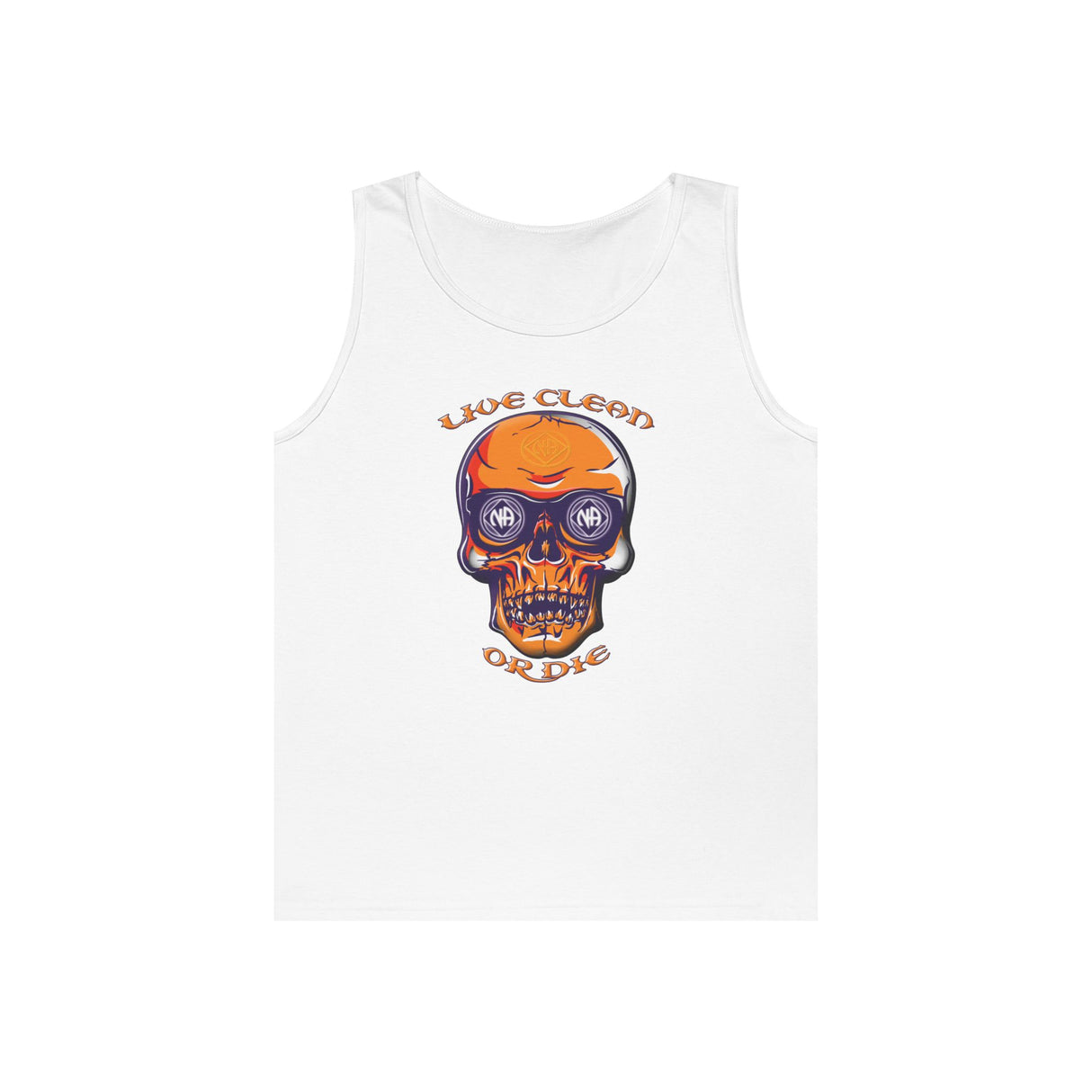 Live Clean Or Die SkullNA dtg Tank Top