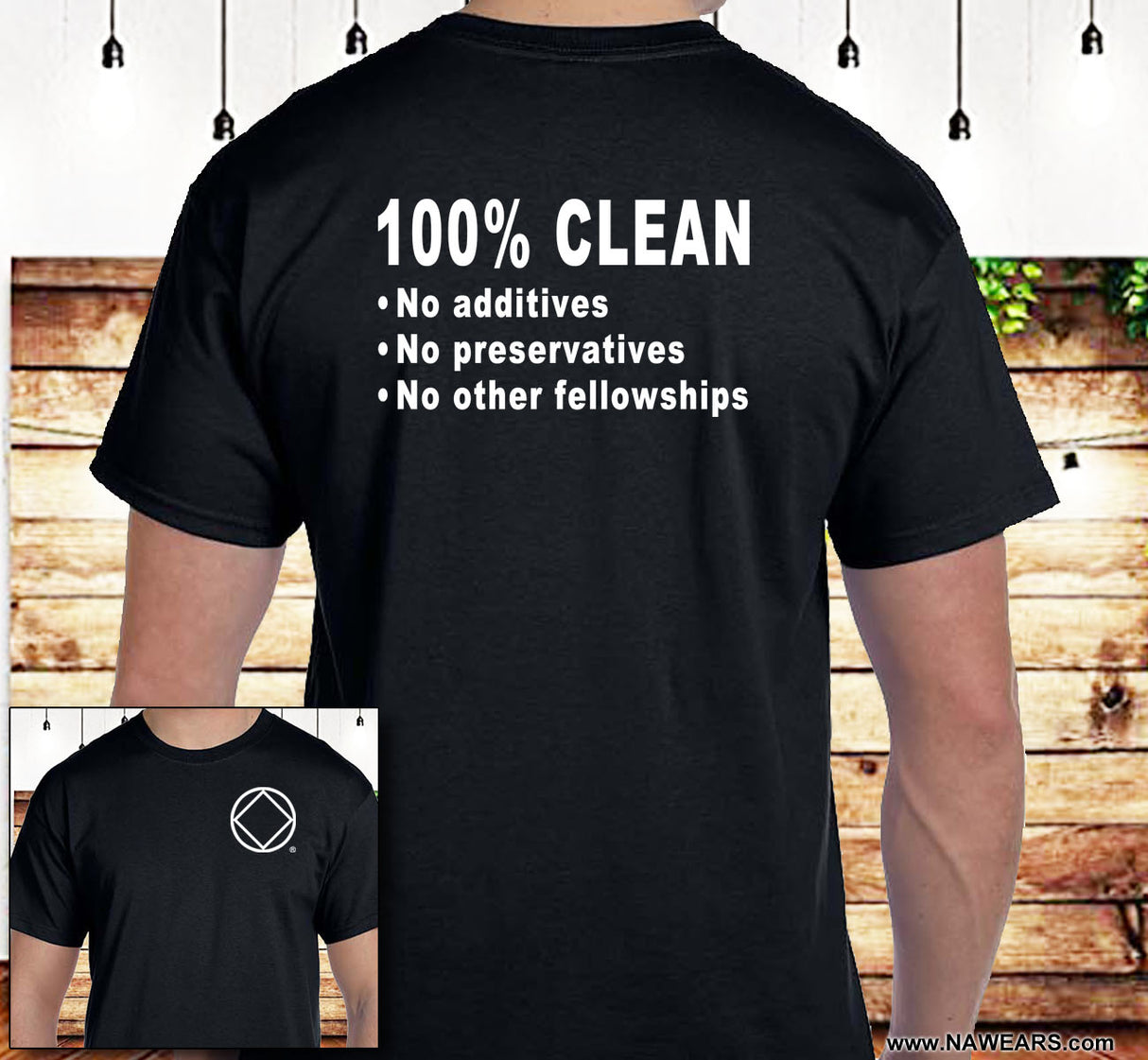 100% Clean  V.2 SS Tee