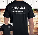 100% Clean  V.2 SS Tee