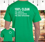 100% Clean  V.2 SS Tee