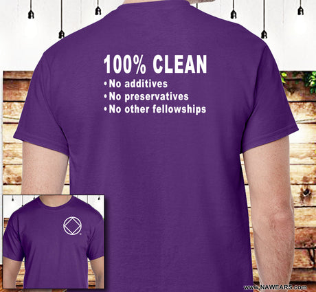 100% Clean  V.2 SS Tee