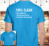 100% Clean  V.2 SS Tee