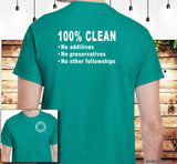 100% Clean  V.2 SS Tee