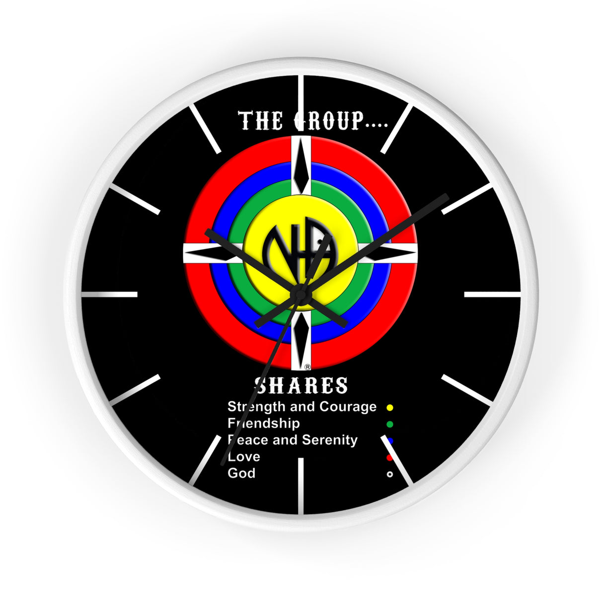 The Group Shares Wall Clock