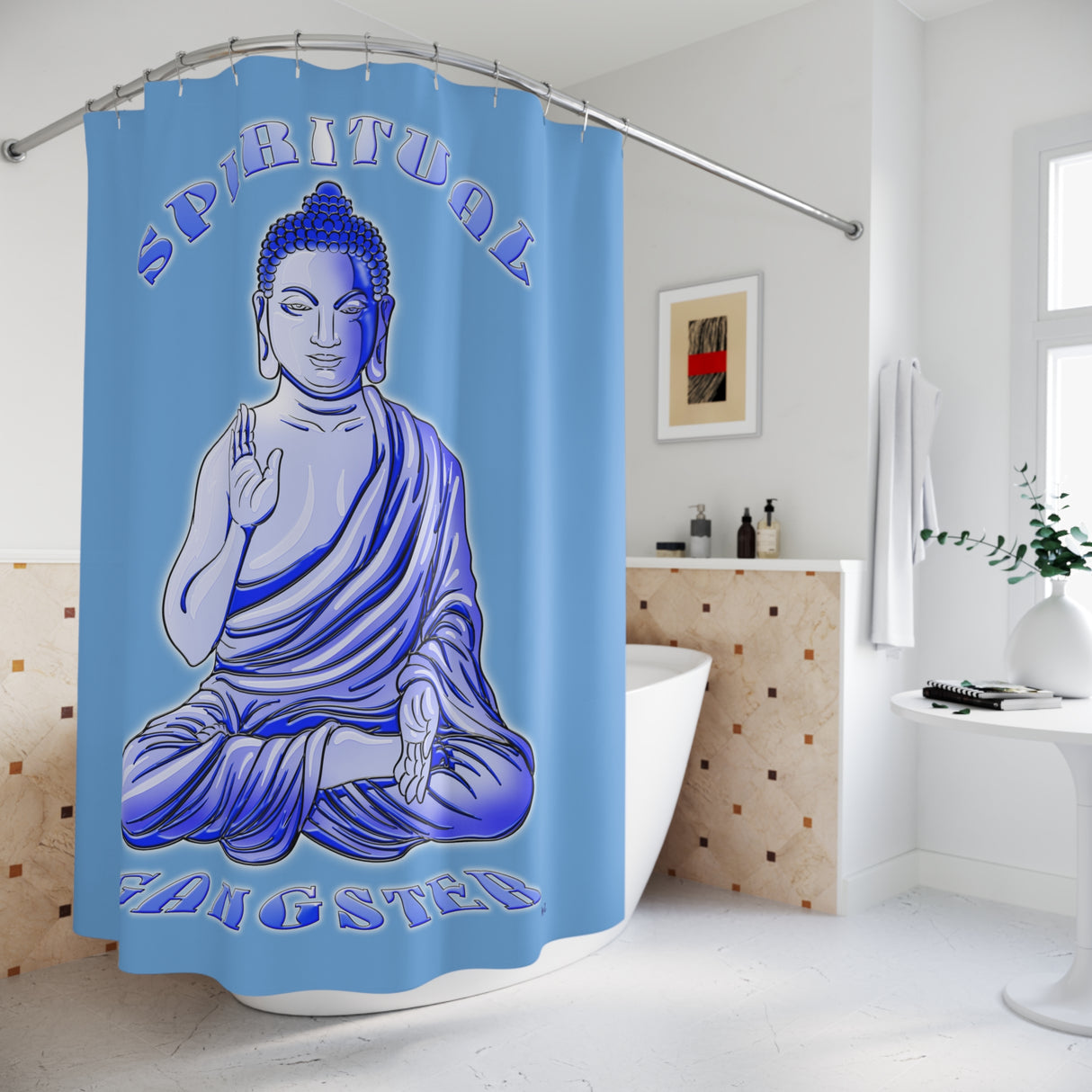 Spiritual Gangster Shower Curtains