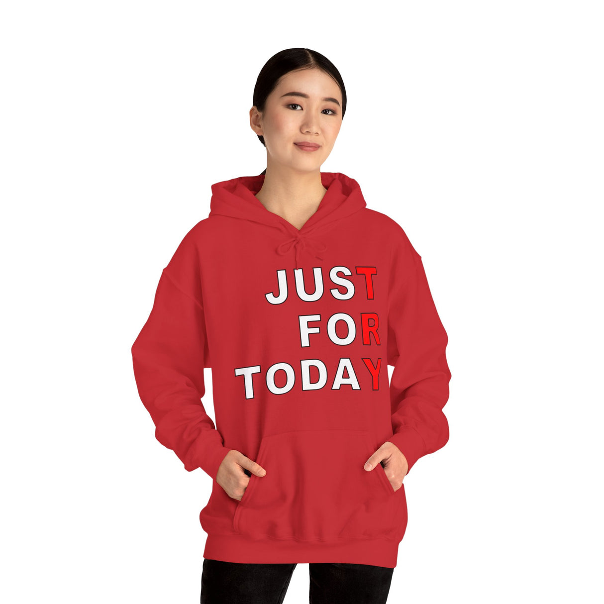 Just For Today - TRY V.2 dtg Hoodie