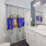 Hope Wings Graffiti Shower Curtains