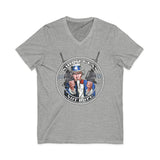 Shoot Guns Not Dope dtg V-Neck Tee