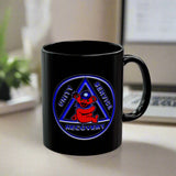 AA Teddy On AA Symbol 11oz Black Mug