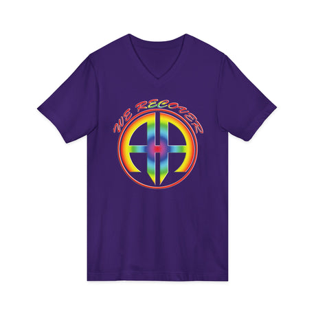 We Recover Rainbow AA V-Neck Tee
