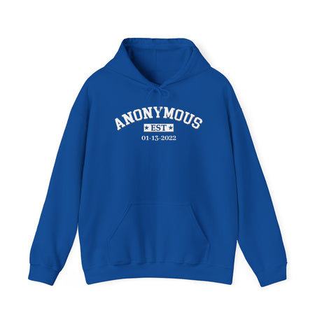 Custom Anonymous Est Clean Date Hoodie
