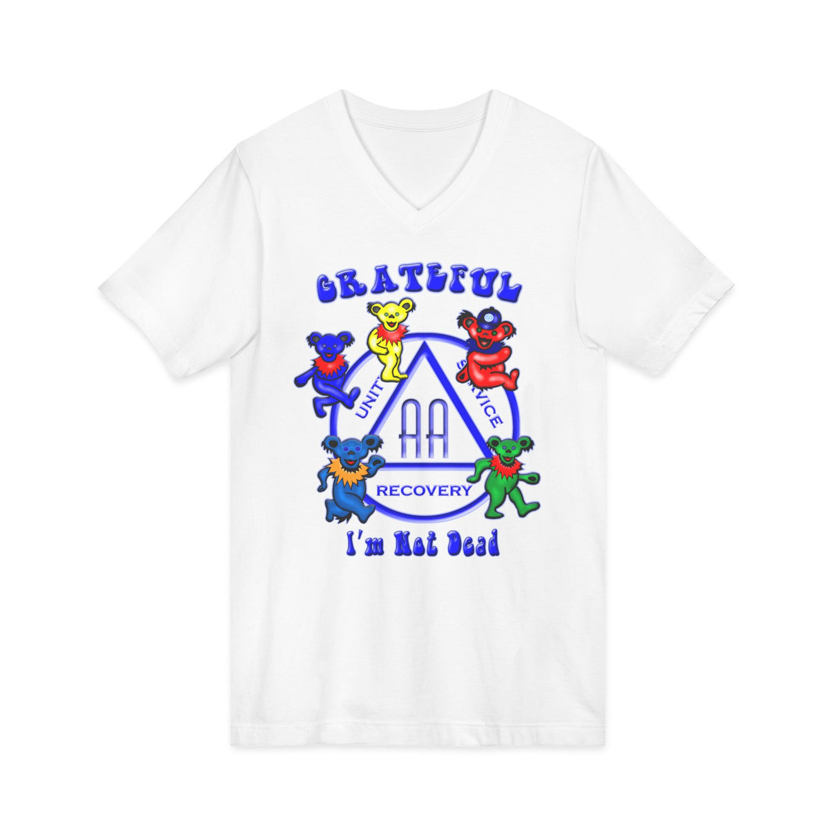 Grateful I'm Not Dead V-Neck Tee