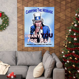 H&I Uncle Sam I Want You Vertical Posters