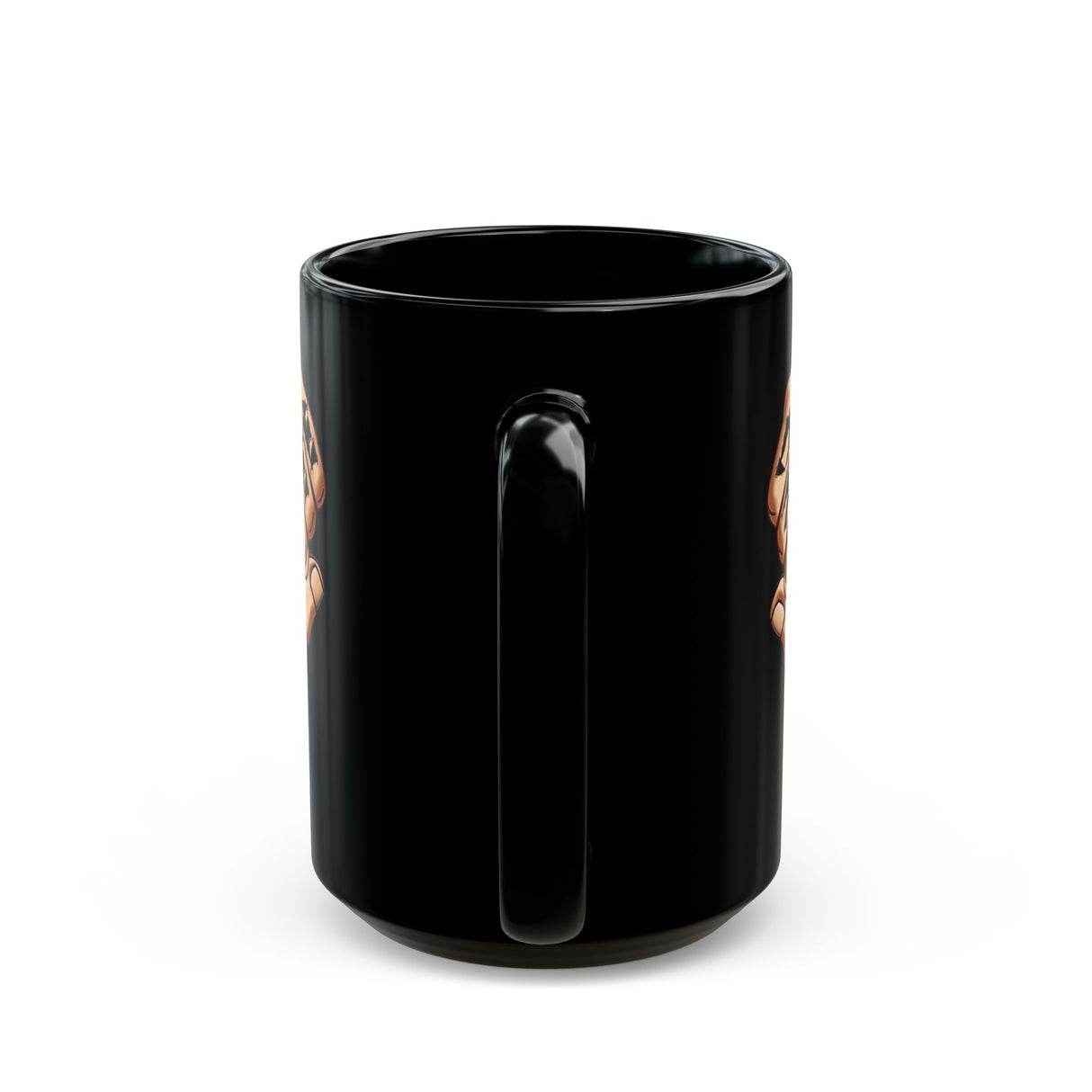 Drug Free Fist 11/15oz Black Mug