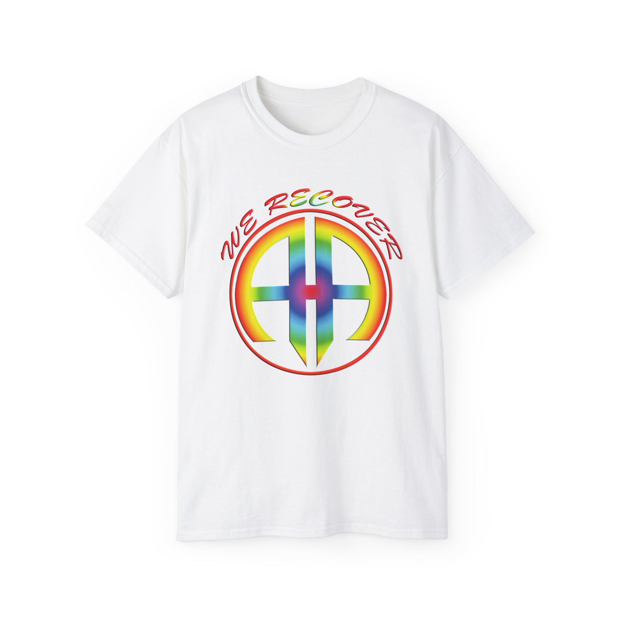 AA- We Recover Rainbow -  dtg Tee